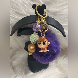 Abu Monkey Doorables Keychain/Bag Charm Handmade